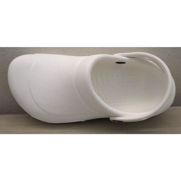 CROCS 10075-100 Men's Sz 6 Women's Sz 8 White Bistro Slip-Resistant Work Clogs - Picture 6 of 10